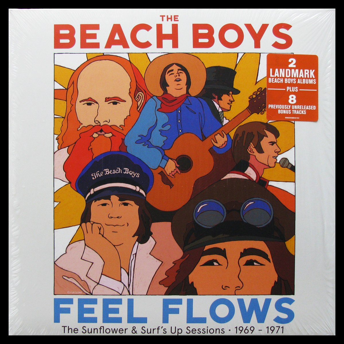 LP Beach Boys — Feel Flows: Sunflower & Surf`s Up Sessions 1969-1971 (2LP) фото